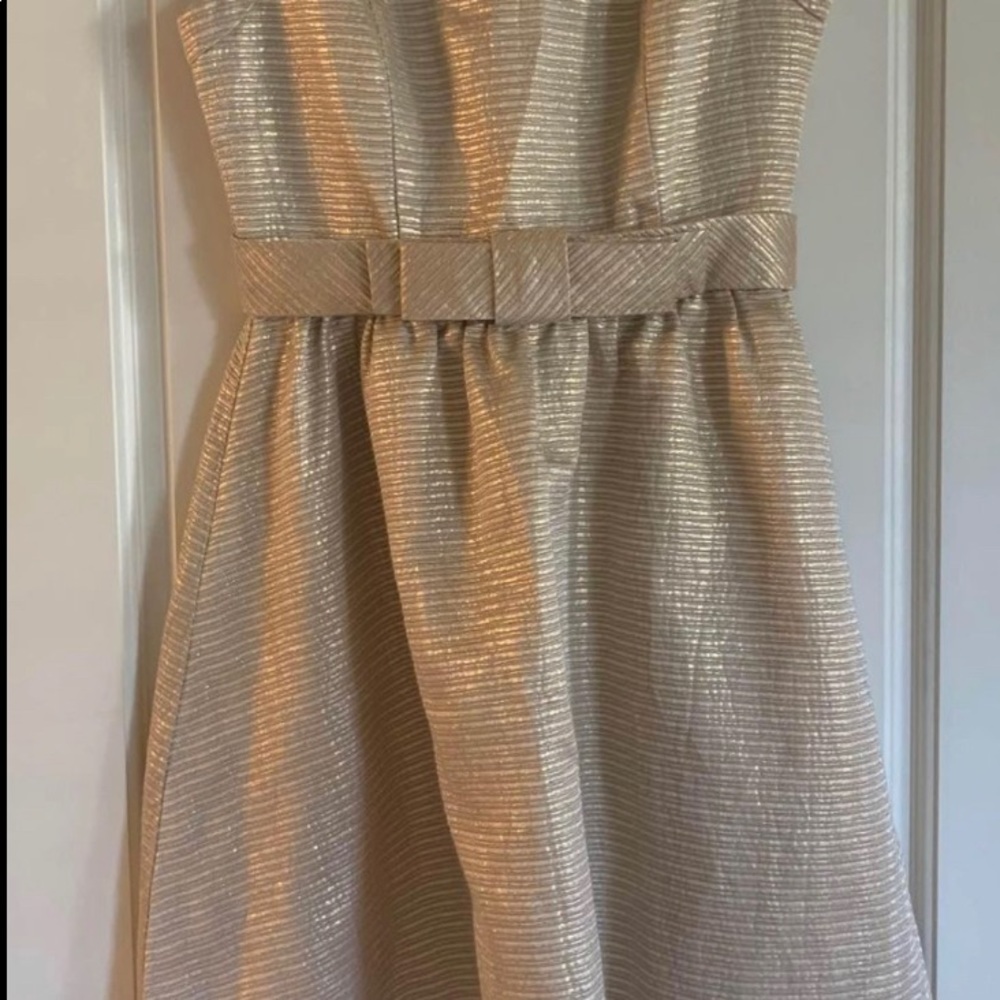 Lauren Conrad Gold Aline Dress Size 4